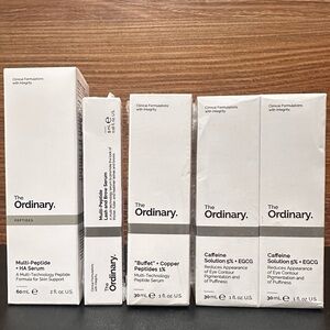 BNIB THE ORDINARY 5‼️ PIECE SKINCARE SET BUNDLE OF 5 SERUM